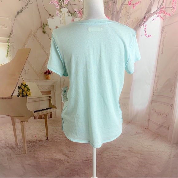 NEW Free People Fruit Medley Tee In Sky Tee - Picture 7 of 10